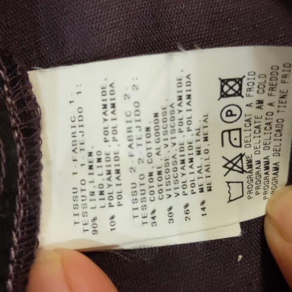 Adventures des Toiles Purple Skirt Size 36, Knee Length - Picture 5 of 6